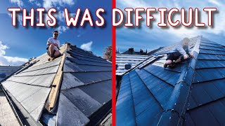 First time installing a Dry Ridge System on our own property! DIY Roof Replacement - Part 10 screenshot 3