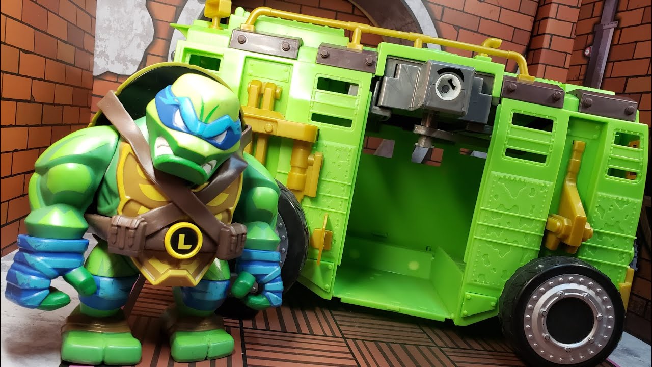 Shellraiser Van SHADOW NINJAS Leonardo & SHELLRAISER Van REVIEW - YouTube