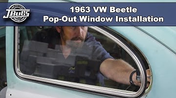 JBugs - 1963 VW Beetle - Pop-Out Window Installation