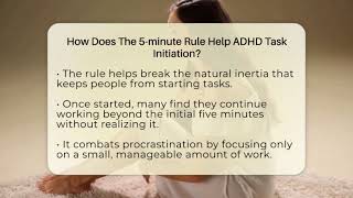 How Does The 5-minute Rule Help ADHD Task Initiation? - Managing Your ADHD