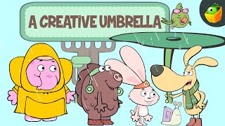 A Creative Umbrella | Charlie and Friends | Episode 3 | Funny Animated Short Story