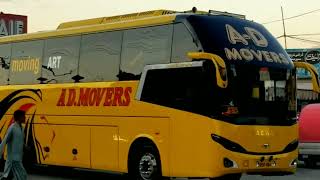 AK Movers AD | Movers Super Makhtar | Daewoo Bus Quetta bus service