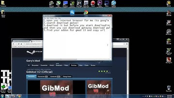How to Install Addons for Gmod 13 NO STEAM WORK 100000%