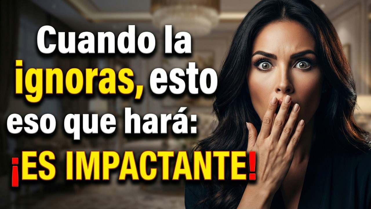 Cuando la ignoras, esto es lo que hará: ¡es impactante!