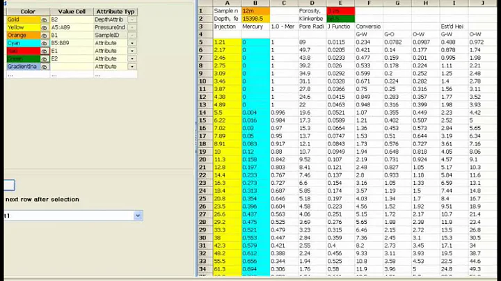 PowerLog Capillary Pressure Data Loader