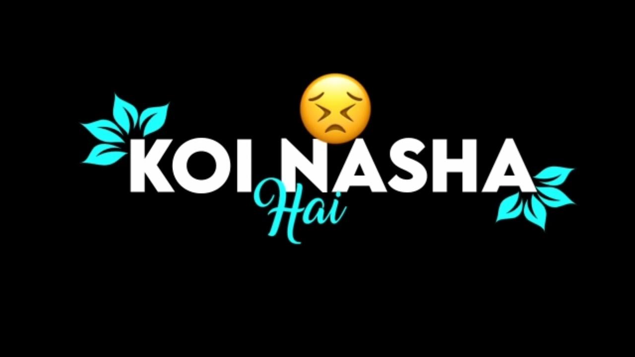 kya-mujhe-pyaar-hai-song-status-leaf-text-black-background-whatsapp