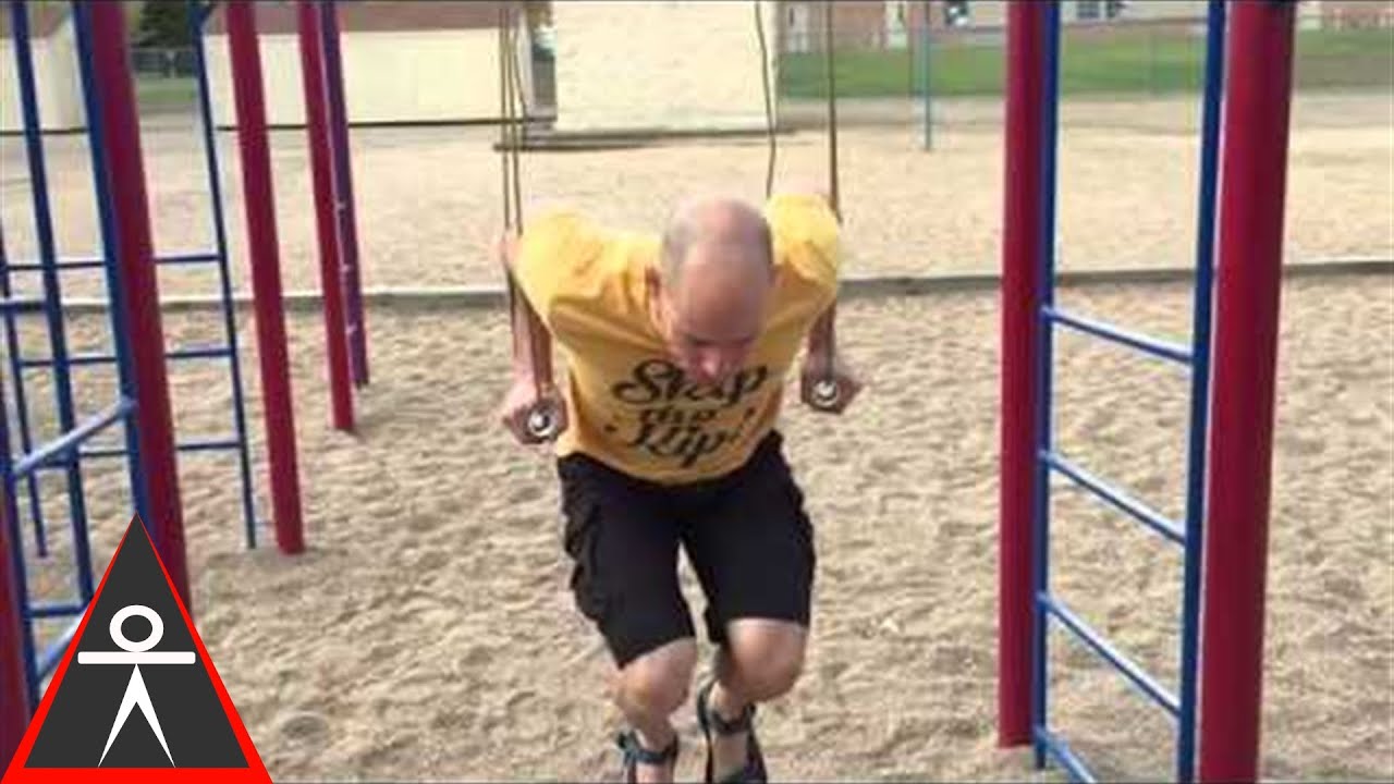 calisthenics workout program for beginners Playground Dip Challenge