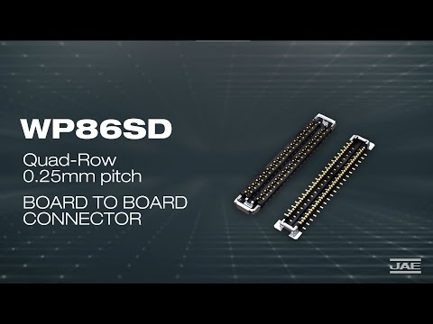 0.25mm Staggered Pitch Board to Board (FPC) Connector / WP86SD Series / JAE