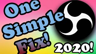 OBS STUDIO - HOW TO FIX LAG, STUTTERING, FPS LOSS AND MORE!!! (1 SIMPLE FIX CAN SOLVE EVERYTHING!)