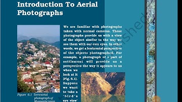 Introduction to Aerial photographs
