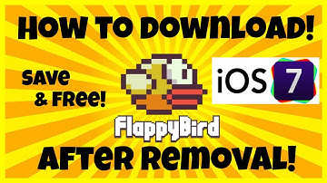 HOW TO DOWNLOAD FLAPPY BIRD AFTER REMOVAL FOR FREE!! IOS 7 (IPad/IPhone/IPod)