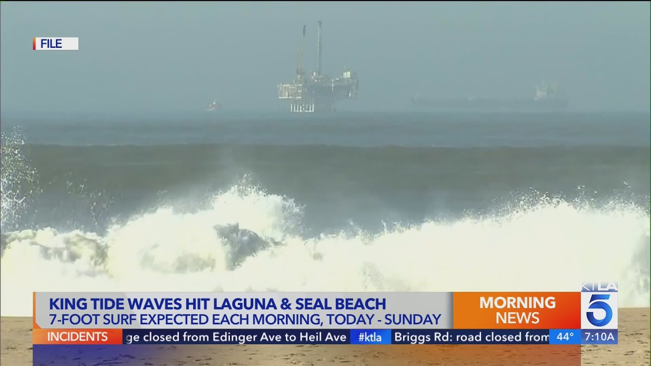 King Tide waves to hit Laguna, Seal beaches YouTube