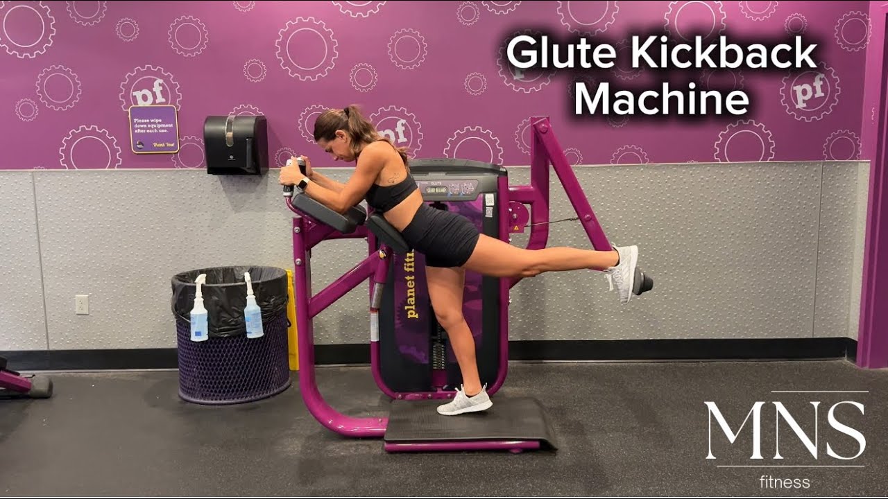 Glute Kickback Machine | MNS Fitness Demo - YouTube