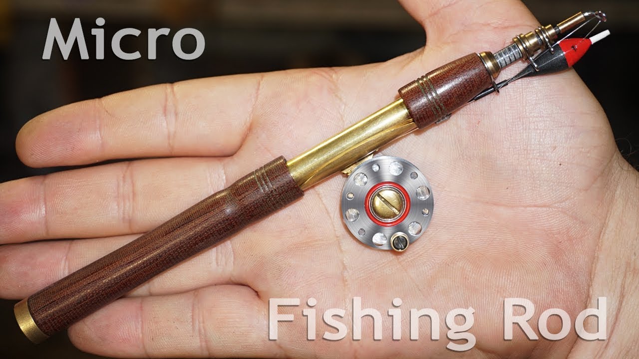 Micro Fishing Rod / DIY + Lathe - YouTube