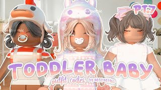 cute BERRY AVENUE CODES TODDLER BABY OUTFIT PT.7! BLOXBURG CODES & BROOKHAVEN RP #roblox #roleplay