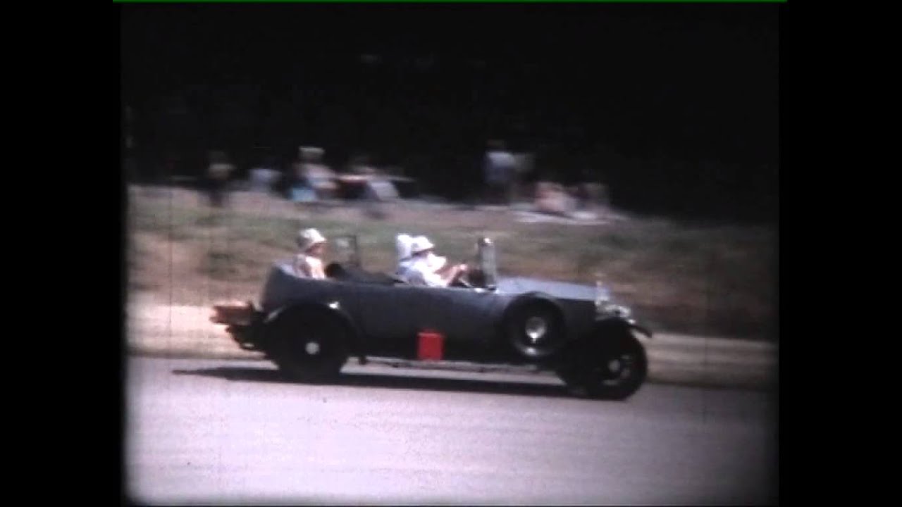 Vintage Car rally - Oulton Park 1970's - YouTube