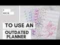 7 WAYS To Use An Expired Outdated Planner | At Home With Quita