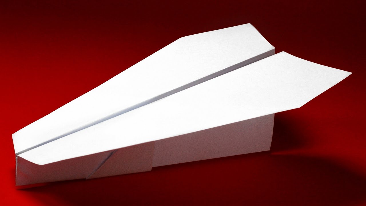 HOW To Make A Paper Plane the Best Paper Airplane Glider 