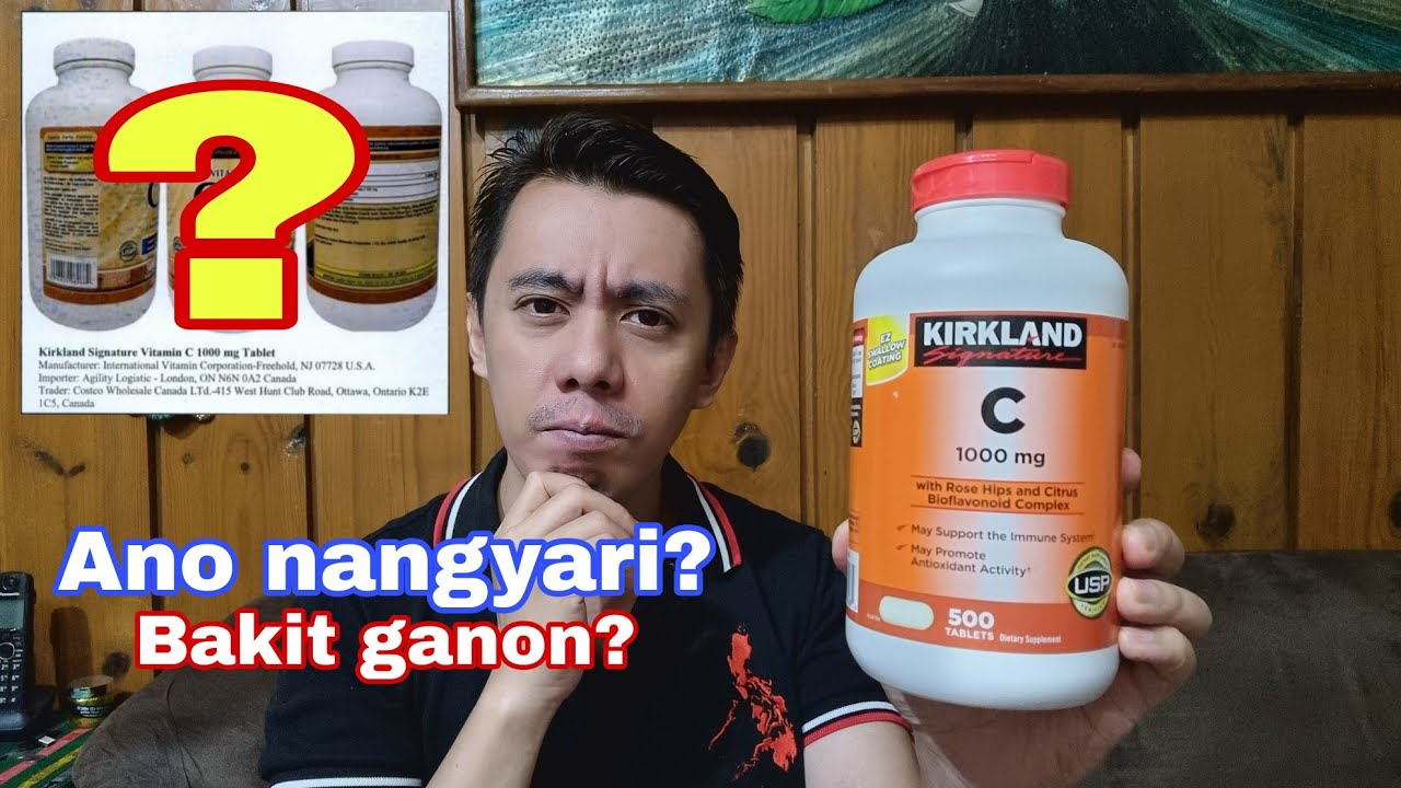 The Best Original Kirkland Signature Vitamin C 1000 Mg Ascorbic Acid With Rosehips Bioflavonoids Youtube