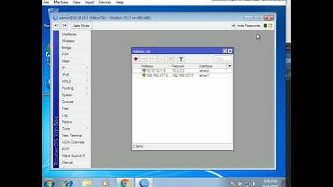 Cara memblokir situs menggunakan protokol layer 7 di Mikrotik Virtualbox