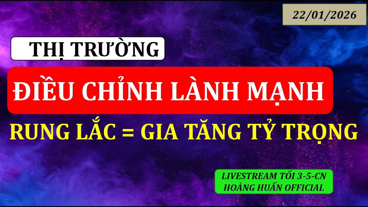 🔴 Điều chỉnh lành mạnh, rung lắc là cơ hội gia tăng tỷ trọng ?