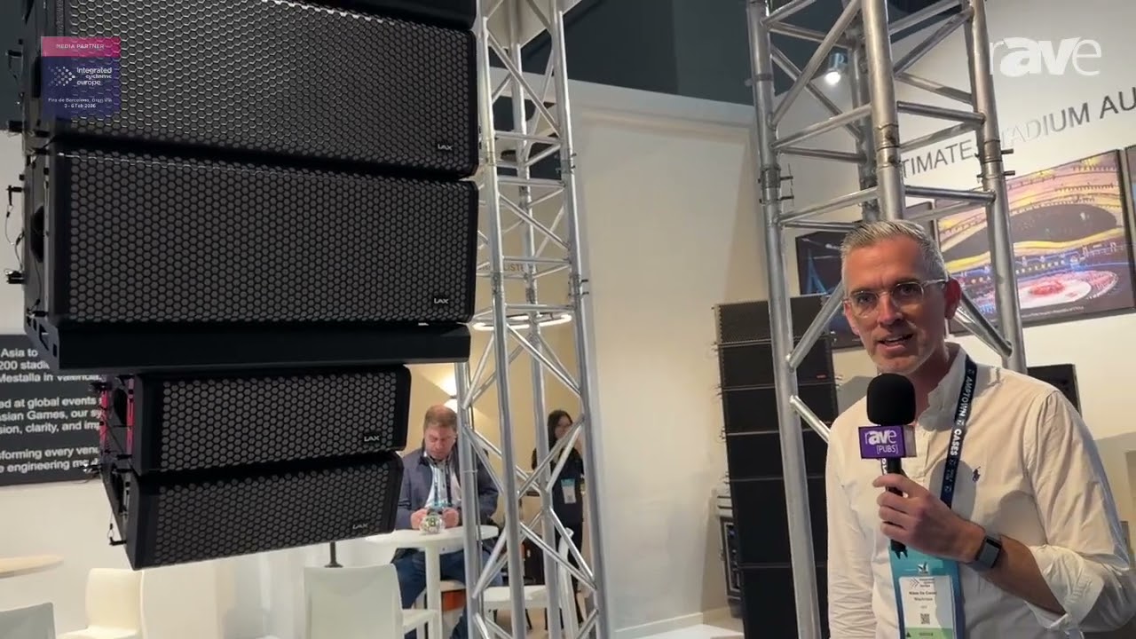 ISE 2026: LAX Features NGC12L Line Array Speaker and Subwoofer