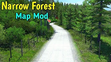 Map Mod Bussid 3.7- New Narrow Forest map mod for bus simulator Indonesia |map mod Bussid|