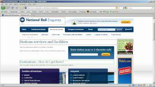 National Rail Enquiries - Quick Website Check