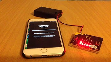 First use of BBC micro:bit app for iOS