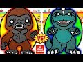 Huevos Sorpresa Gigantes de Godzilla vs Kong de Plastilina Play Doh en Español.