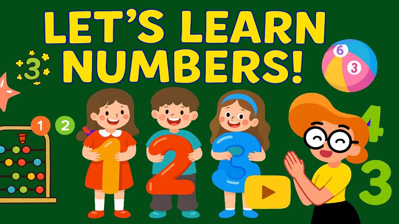 "Learn Numbers 1 to 10 for Kids | Fun Counting and Learning Video ...