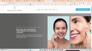Responsive Website Design for Aestheticare Clinic UK | Full Walkthrough
