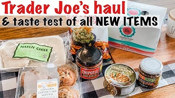 Trader Joe’s Haul & Taste Test of all the NEW ITEMS! PRICES INCLUDED