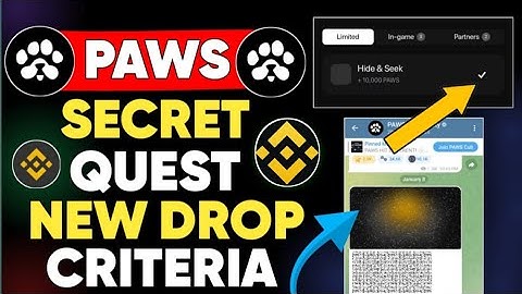 Paws new Hide and Seek Task || How to complete Paws new task