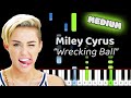 Wrecking Ball Miley Cyrus Piano - Sheet Music Available!!