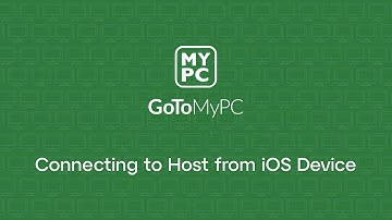 GoToMyPC -- Connecting to Host from iOS Device