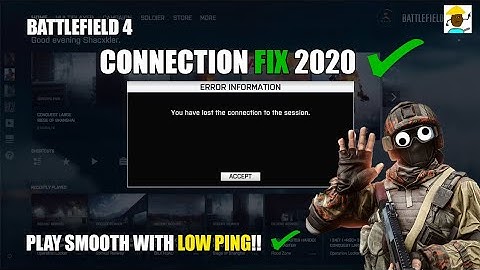 (read desc) Battlefield 4 CONNECTION FIX 2024 "YOU HAVE LOST CONNECTION TO THE EA SERVERS"