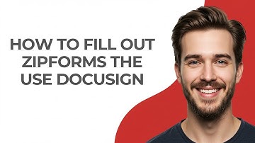 How to Fill Out Zipforms The Use Docusign - GUIDE!