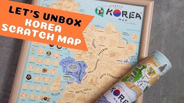 GadgetiCloud Korea Scratch Map Unboxing Tour!
