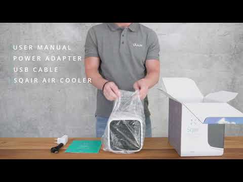 duux flow air cooler grey