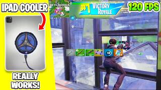 I Used A iPad COOLER In Fortnite Mobile - FPS BOOST (Unboxing X42)