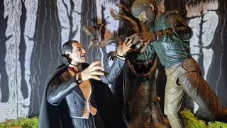 Dracula vs The Wolfman - Universal Horror Stop Motion Animation