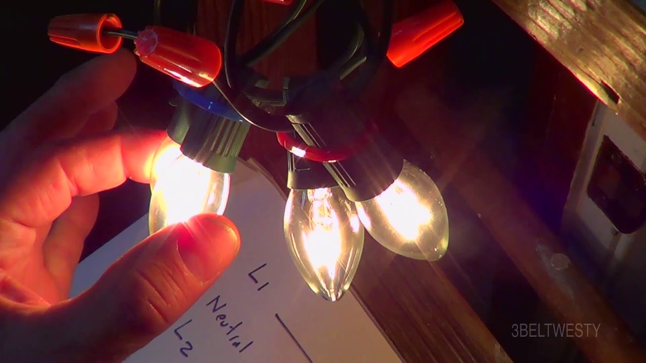 Neutral problem detector for flickering lights 120/240 service YouTube