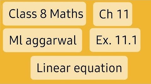 Class 8 Maths ch 11 book ml aggarwal ex. 11.1 #mathsclass8