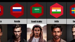 Men Shape From Different Countries