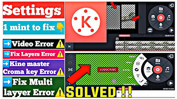 KINEMASTER VIDEO LAYER || UNSUPPORTED BLACK LINES FIX (100% SOLUTION)