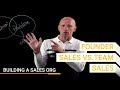 Founder sales vs team sales  building a sales org  winning by design