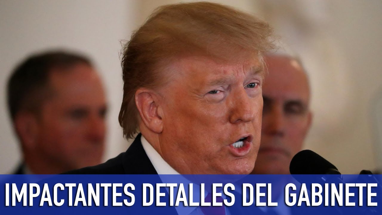 Revelan IMPACTANTES DETALLES Del Gabinete De Donald Trump YouTube revelan-impactantes-detalles-del-gabinete-de-donald-trump-youtube