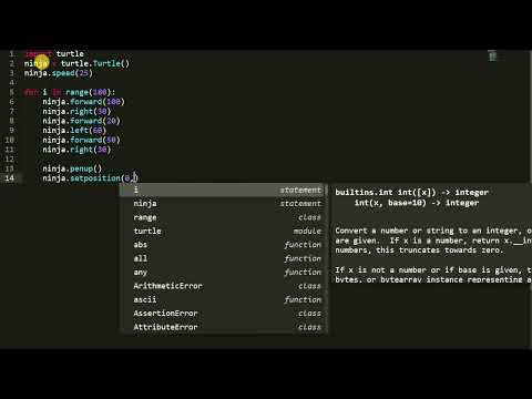 Draw a Ninja Design using python turtle
