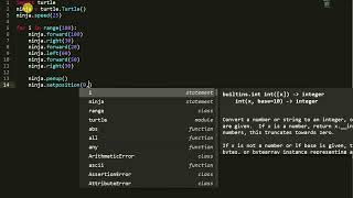 Draw a Ninja Design using python turtle screenshot 5